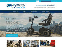 Tablet Screenshot of metromedical.net
